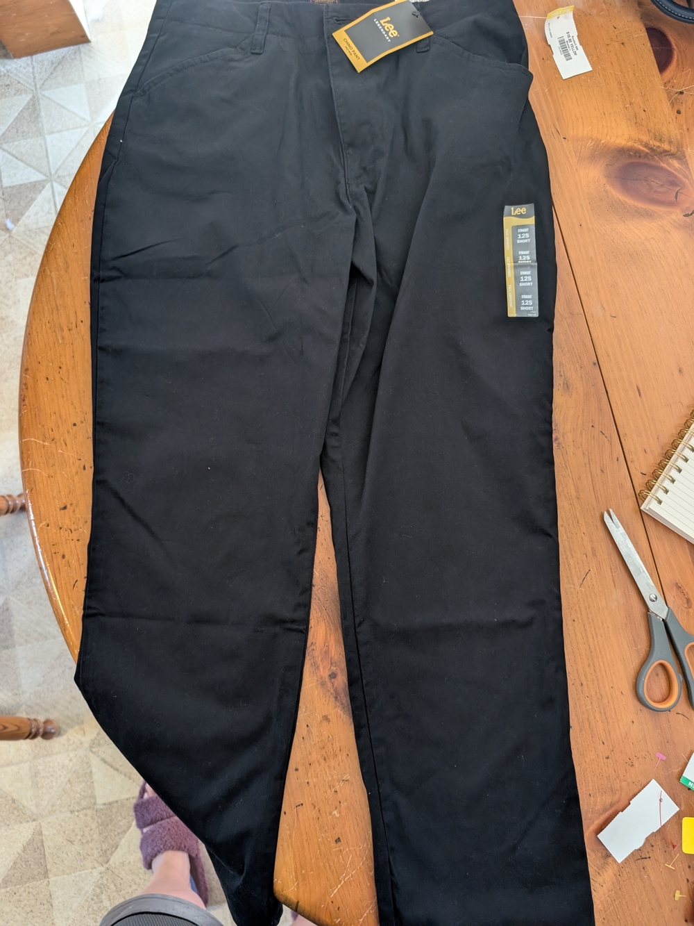 Lee Women's Straight Fit Chinos - Black